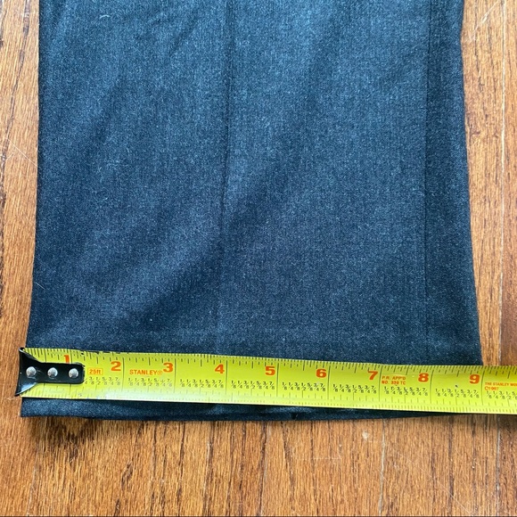Lauren Ralph Lauren Dress Pants Mens Size 44 Wool Charcoal Grey Trousers - Picture 10 of 14